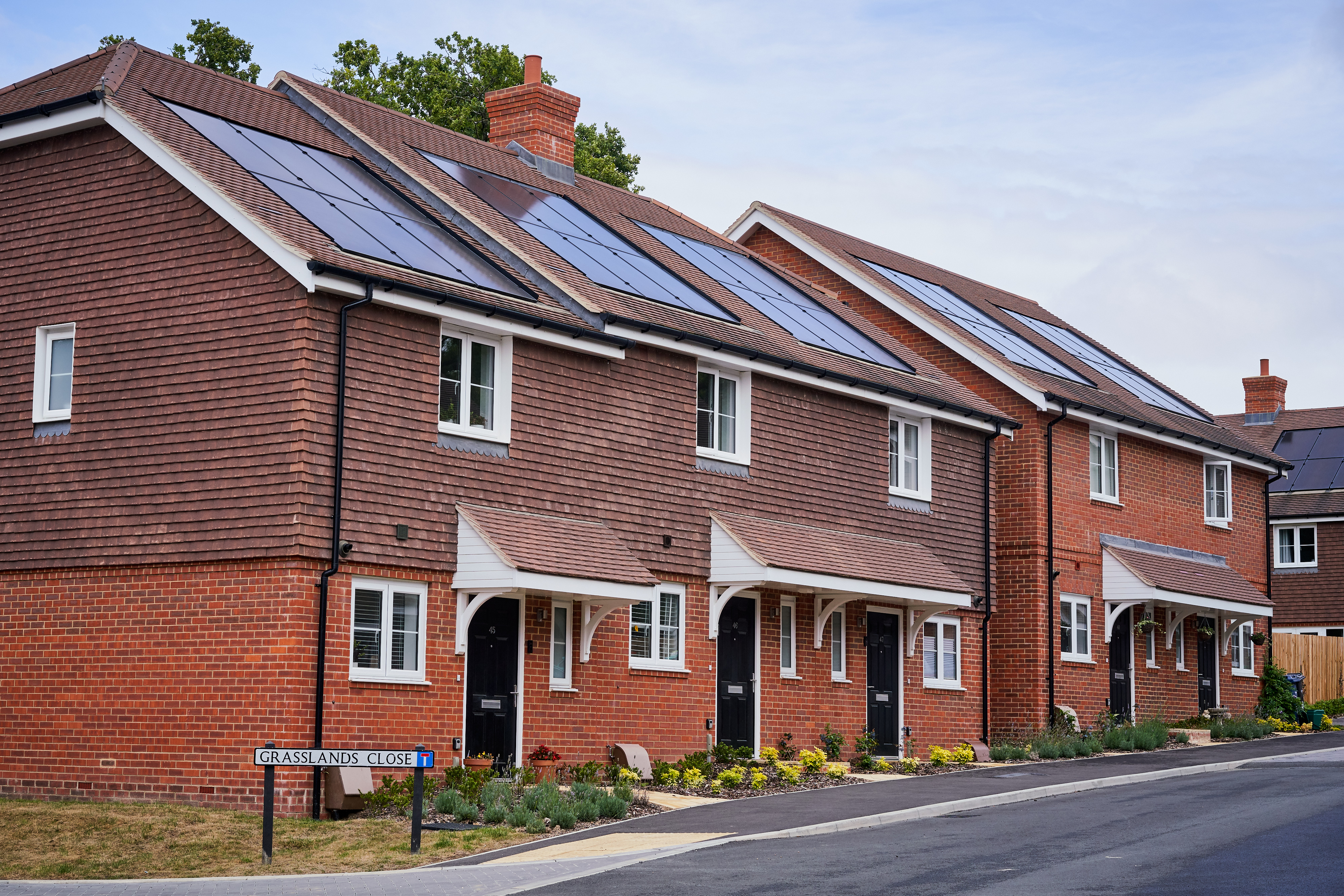 Solar Panels Installed At A Stonewater Development In Surrey
